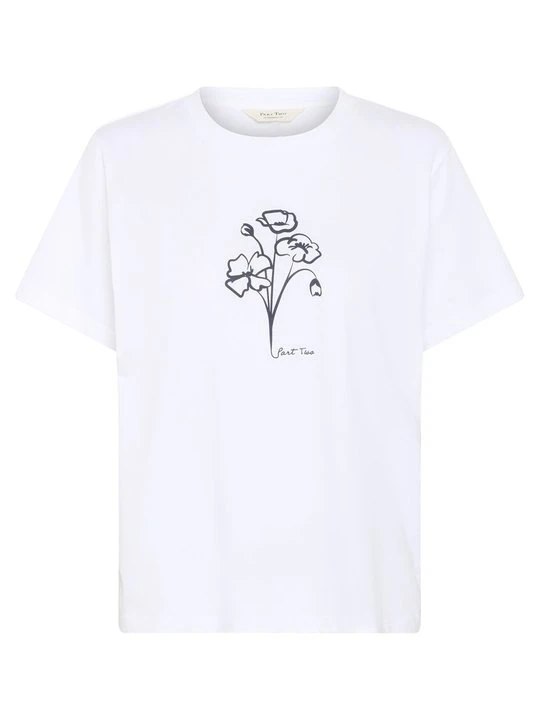 Zdjęcie produktu T-shirt z nadrukiem Part Two biały