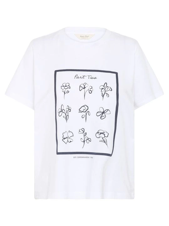 Zdjęcie produktu T-shirt z nadrukiem Part Two biały