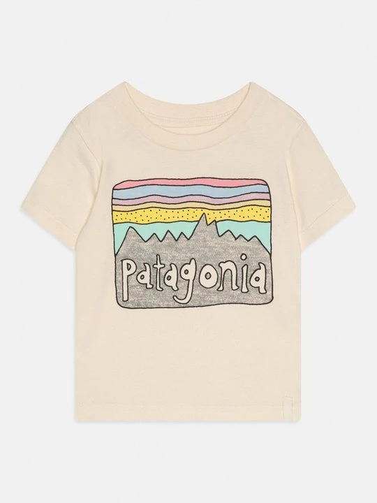 Zdjęcie produktu T-shirt z nadrukiem Patagonia beżowy