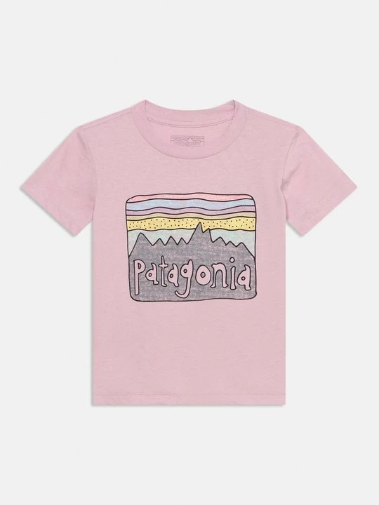 Zdjęcie produktu T-shirt z nadrukiem Patagonia liliowy