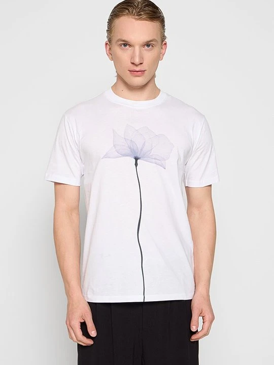 Zdjęcie produktu T-shirt z nadrukiem Patrizia Pepe biały
