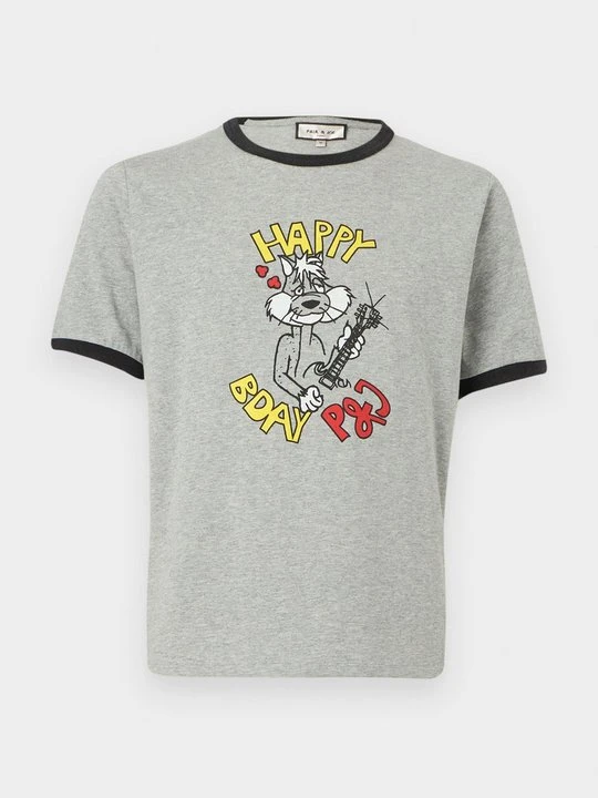 Zdjęcie produktu T-shirt z nadrukiem Paul & Joe szary