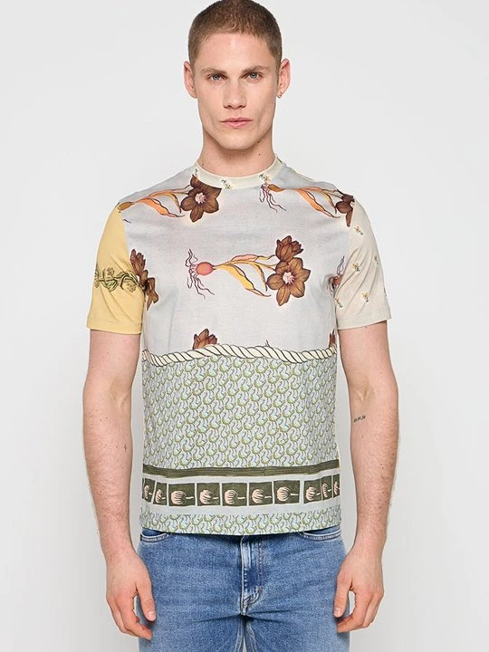 Zdjęcie produktu T-shirt z nadrukiem Paul Smith żółty