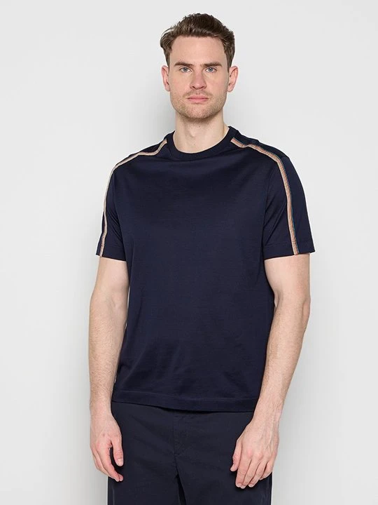 Zdjęcie produktu T-shirt z nadrukiem Paul Smith niebieski