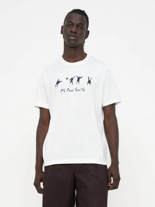 Zdjęcie produktu T-shirt z nadrukiem Paul Smith biały
