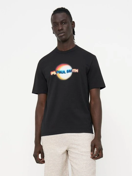 Zdjęcie produktu T-shirt z nadrukiem Paul Smith czarny