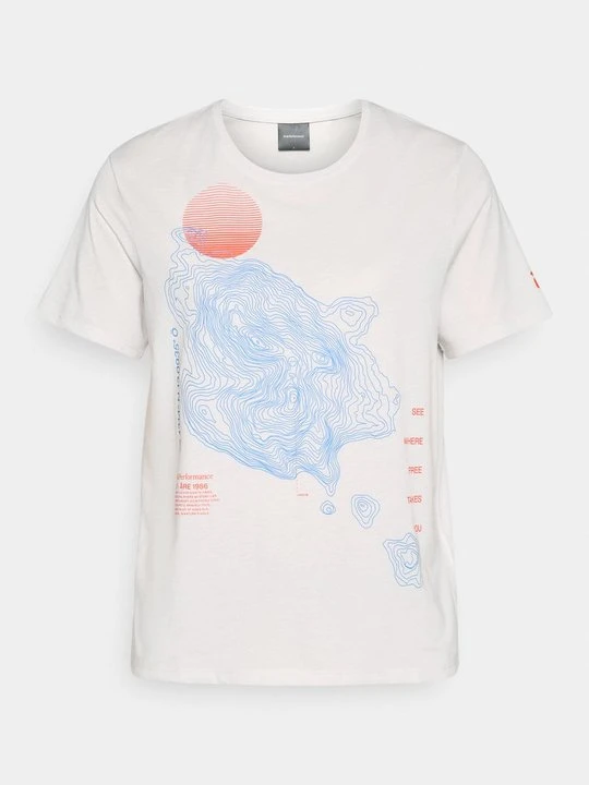 Zdjęcie produktu T-shirt z nadrukiem Peak Performance mleczny