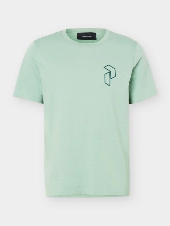 Zdjęcie produktu T-shirt z nadrukiem Peak Performance jasnozielony