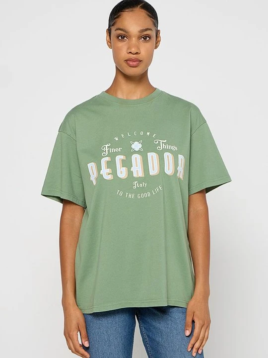 Zdjęcie produktu T-shirt z nadrukiem Pegador zielony