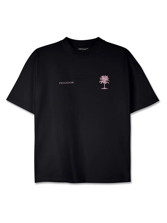 Zdjęcie produktu T-shirt z nadrukiem Pegador czarny
