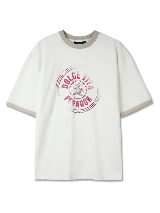 Zdjęcie produktu T-shirt z nadrukiem Pegador mleczny