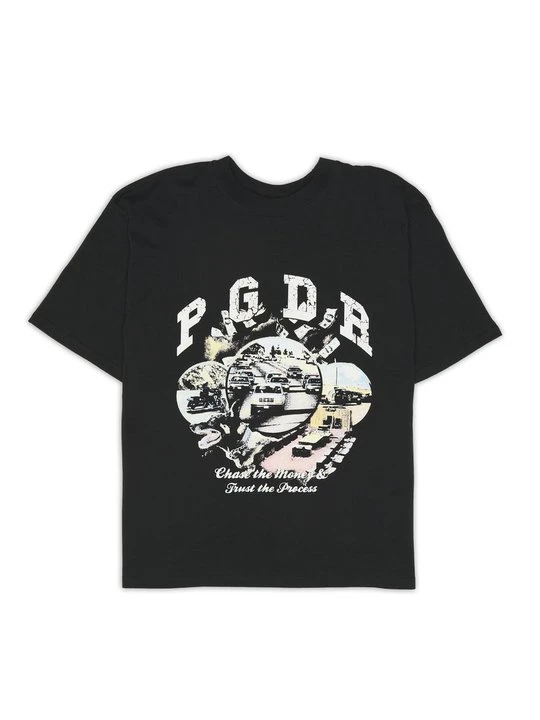 Zdjęcie produktu T-shirt z nadrukiem Pegador czarny