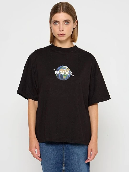 Zdjęcie produktu T-shirt z nadrukiem Pegador czarny