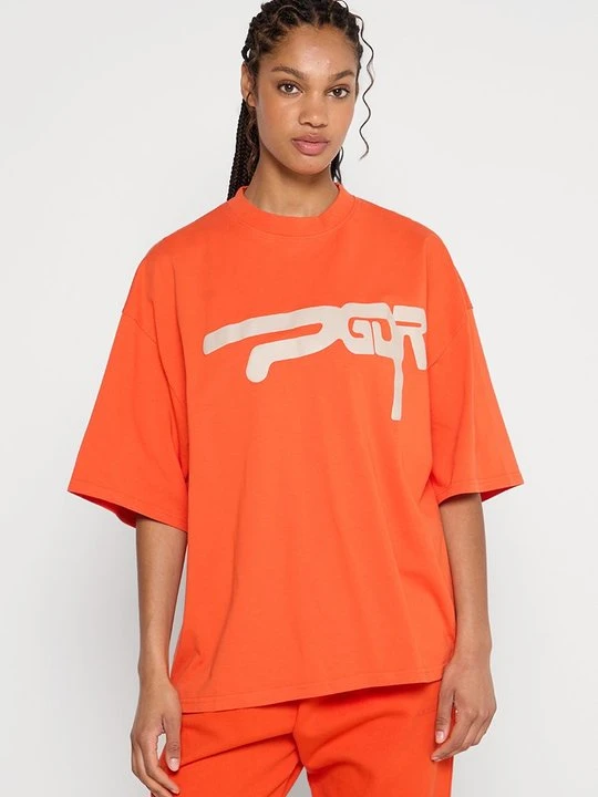 Zdjęcie produktu T-shirt z nadrukiem Pegador pomarańczowy