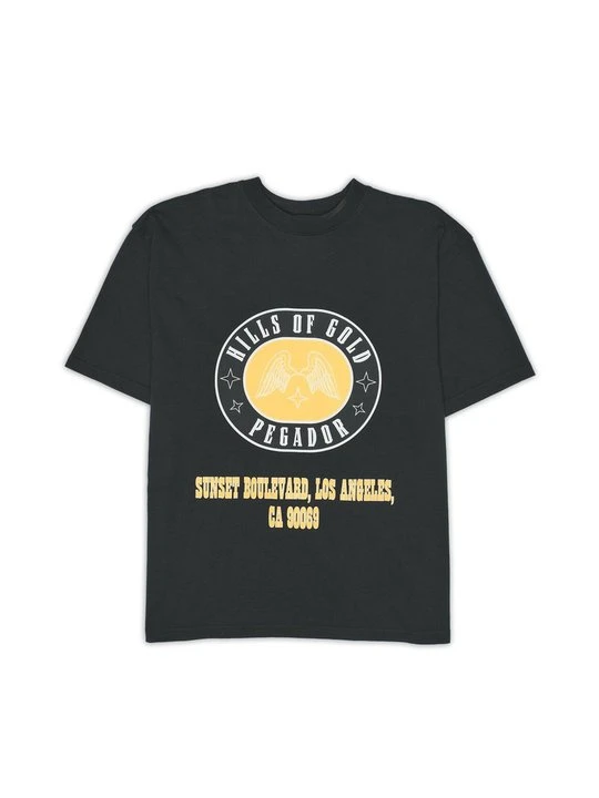 Zdjęcie produktu T-shirt z nadrukiem Pegador czarny