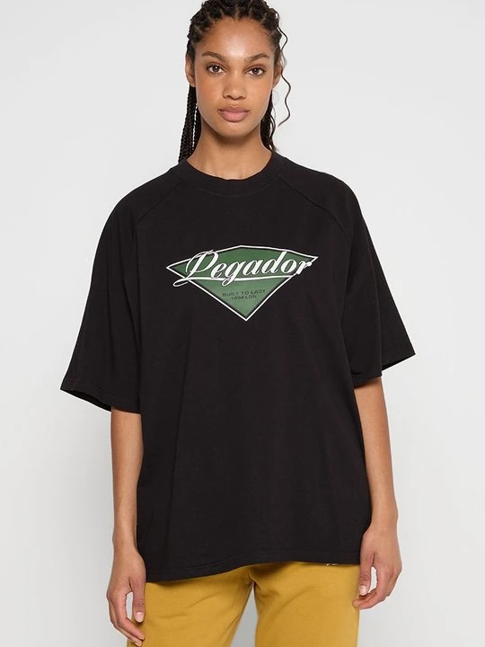 Zdjęcie produktu T-shirt z nadrukiem Pegador czarny