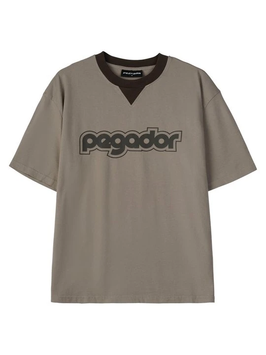 Zdjęcie produktu T-shirt z nadrukiem Pegador brązowy