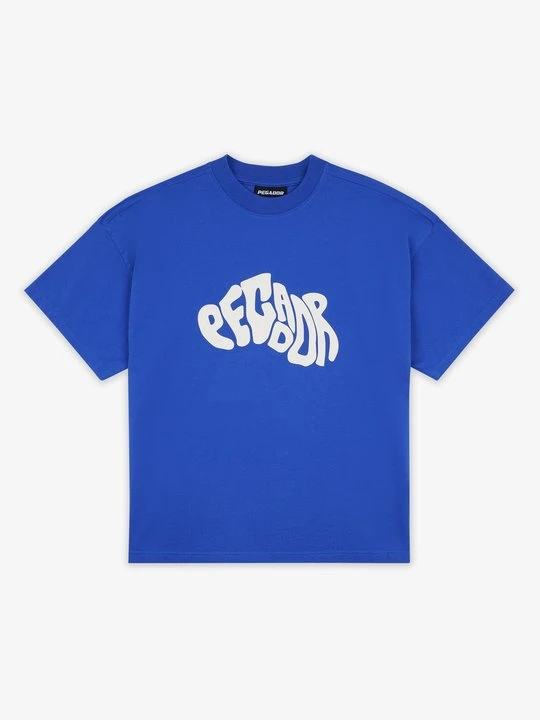 Zdjęcie produktu T-shirt z nadrukiem Pegador niebieski