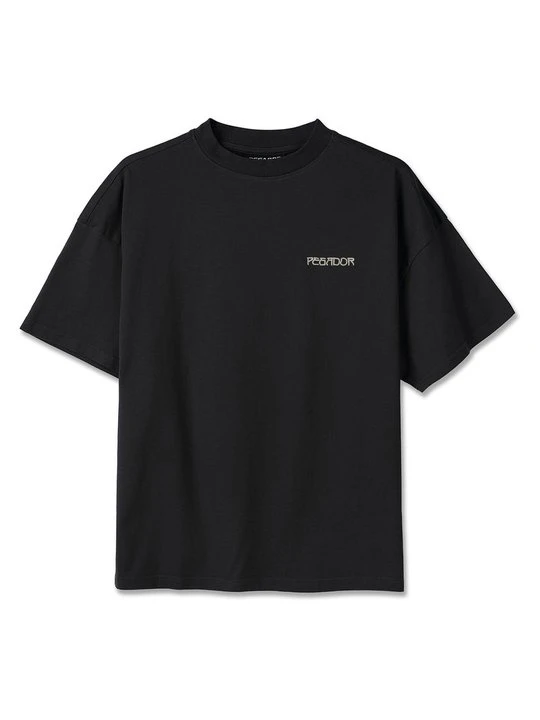 Zdjęcie produktu T-shirt z nadrukiem Pegador czarny