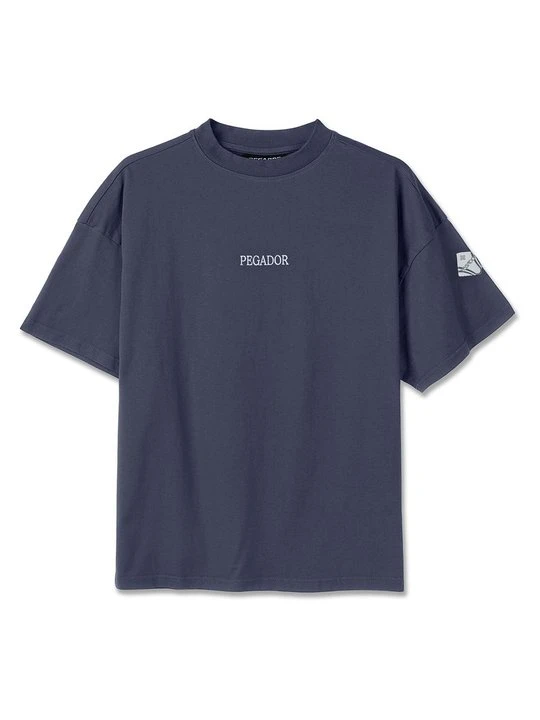 Zdjęcie produktu T-shirt z nadrukiem Pegador granatowy