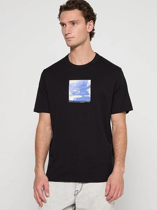 Zdjęcie produktu T-shirt z nadrukiem Pepe Jeans czarny