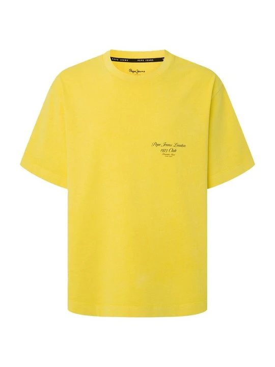Zdjęcie produktu T-shirt z nadrukiem Pepe Jeans żółty