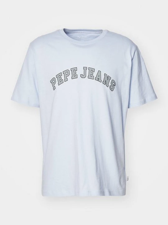 Zdjęcie produktu T-shirt z nadrukiem Pepe Jeans jasnoniebieski