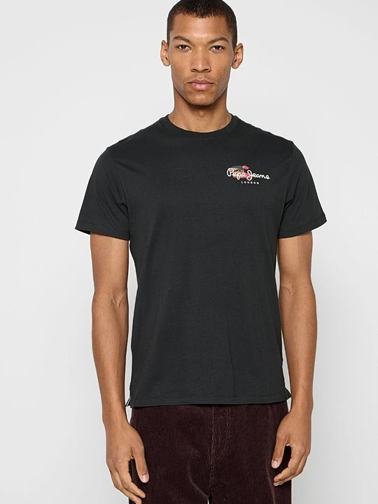 Zdjęcie produktu T-shirt z nadrukiem Pepe Jeans czarny