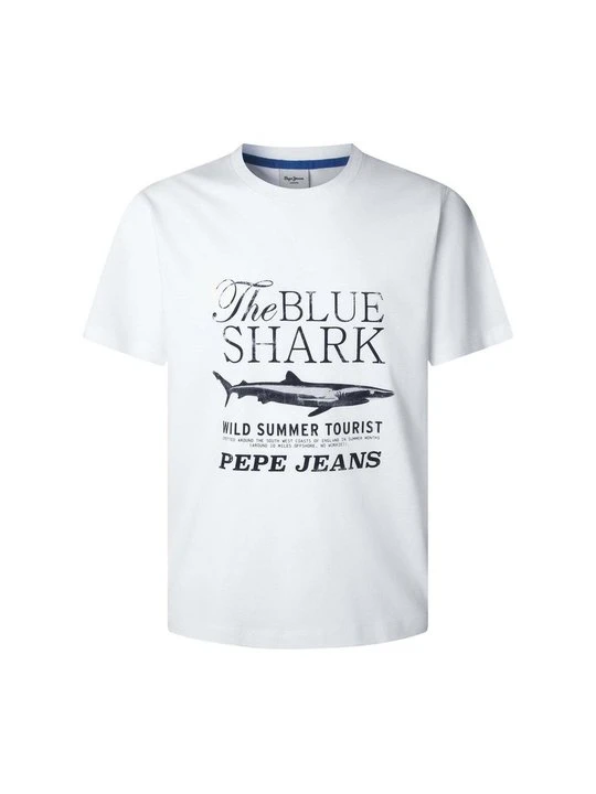 Zdjęcie produktu T-shirt z nadrukiem Pepe Jeans biały