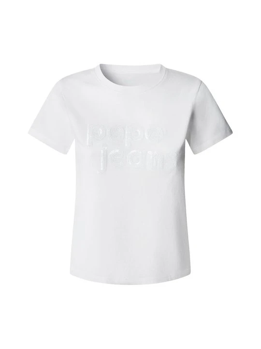 Zdjęcie produktu T-shirt z nadrukiem Pepe Jeans biały