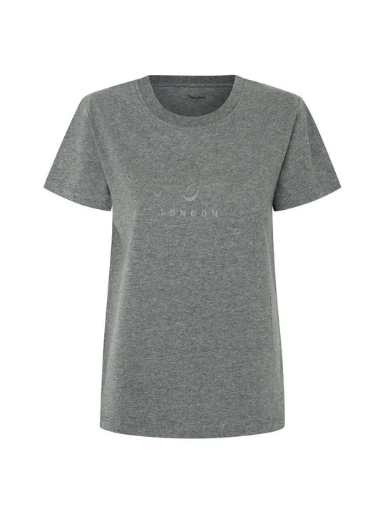 Zdjęcie produktu T-shirt z nadrukiem Pepe Jeans ciemnoszary
