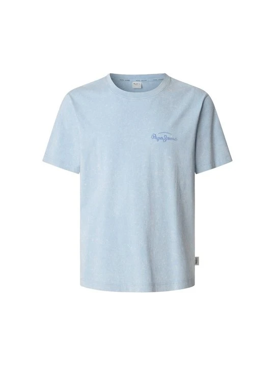 Zdjęcie produktu T-shirt z nadrukiem Pepe Jeans niebieski