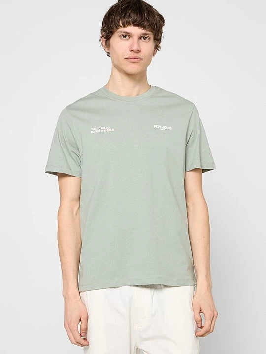 Zdjęcie produktu T-shirt z nadrukiem Pepe Jeans zielony