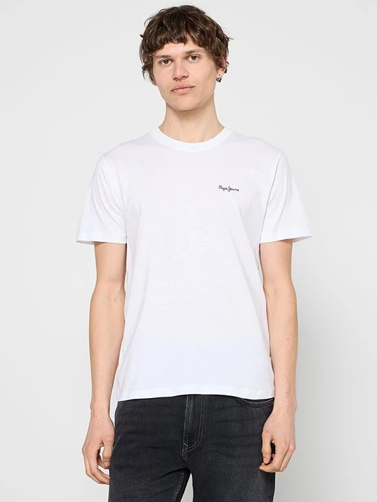 Zdjęcie produktu T-shirt z nadrukiem Pepe Jeans biały
