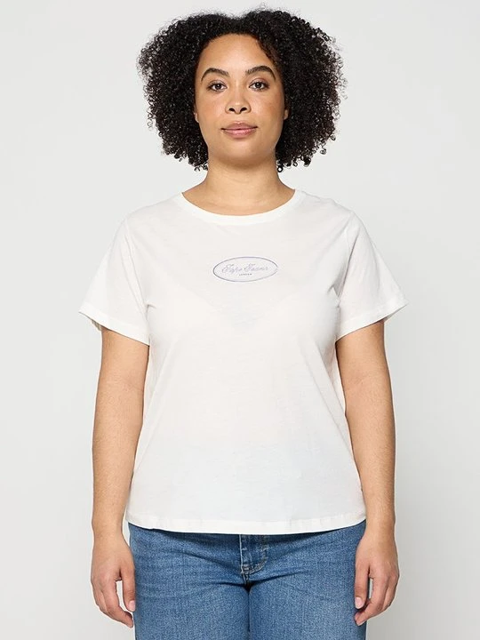 Zdjęcie produktu T-shirt z nadrukiem Pepe Jeans biały