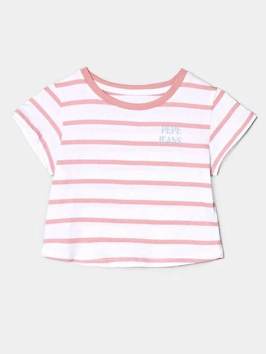 Zdjęcie produktu T-shirt z nadrukiem Pepe Jeans biały