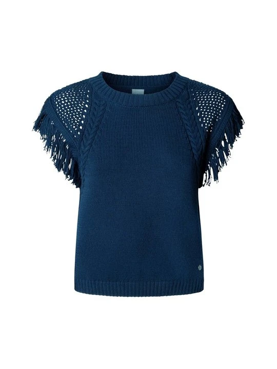Zdjęcie produktu T-shirt z nadrukiem Pepe Jeans granatowy