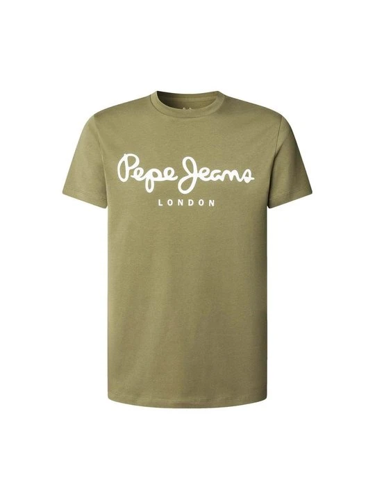 Zdjęcie produktu T-shirt z nadrukiem Pepe Jeans jasnozielony