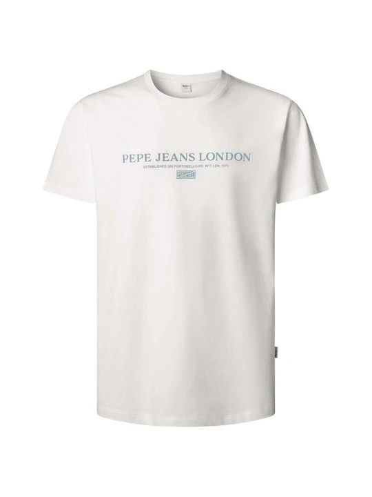 Zdjęcie produktu T-shirt z nadrukiem Pepe Jeans biały