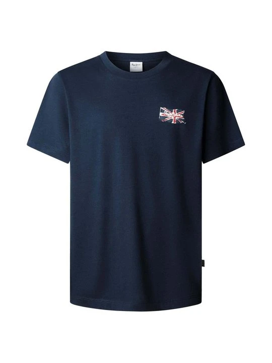 Zdjęcie produktu T-shirt z nadrukiem Pepe Jeans granatowy