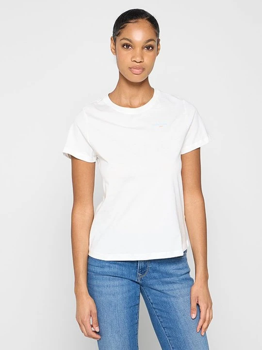 Zdjęcie produktu T-shirt z nadrukiem Pepe Jeans biały