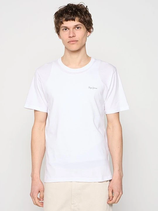 Zdjęcie produktu T-shirt z nadrukiem Pepe Jeans biały