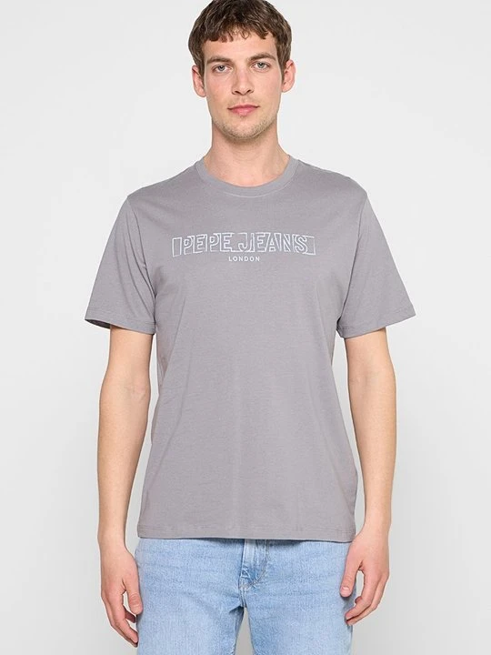 Zdjęcie produktu T-shirt z nadrukiem Pepe Jeans szary