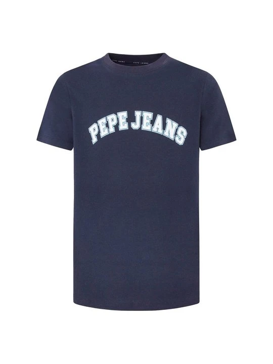 Zdjęcie produktu T-shirt z nadrukiem Pepe Jeans granatowy