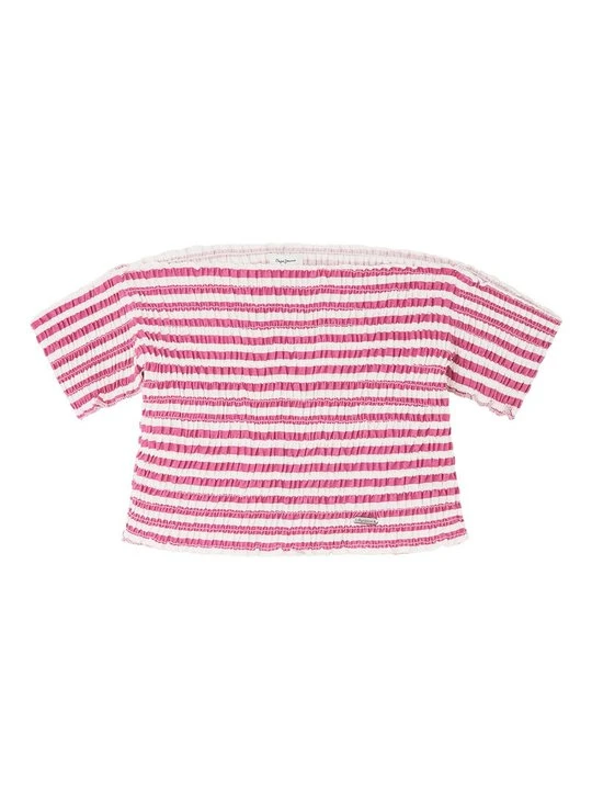 Zdjęcie produktu T-shirt z nadrukiem Pepe Jeans różowy