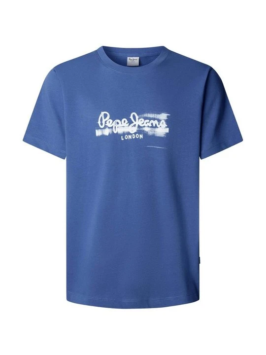 Zdjęcie produktu T-shirt z nadrukiem Pepe Jeans granatowy