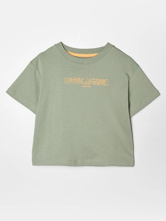 Zdjęcie produktu T-shirt z nadrukiem Pepe Jeans zielony