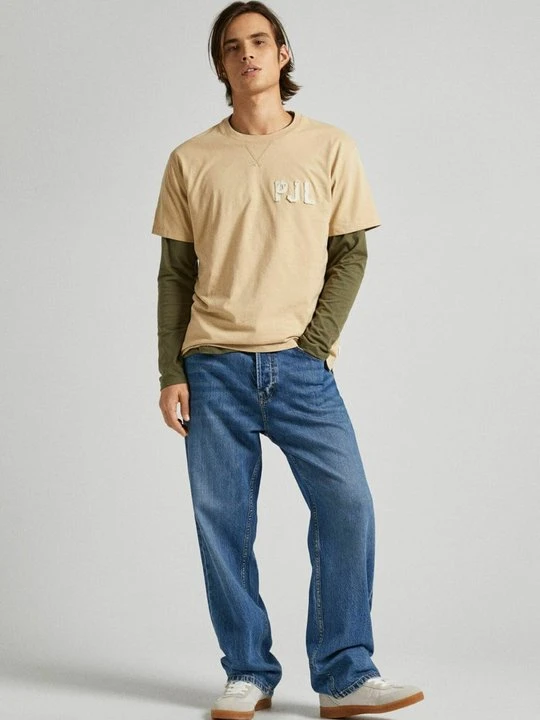 Zdjęcie produktu T-shirt z nadrukiem Pepe Jeans khaki