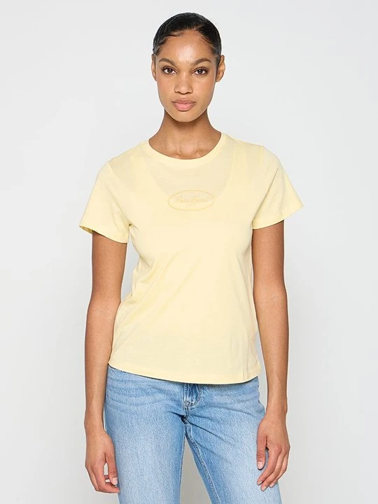 Zdjęcie produktu T-shirt z nadrukiem Pepe Jeans żółty