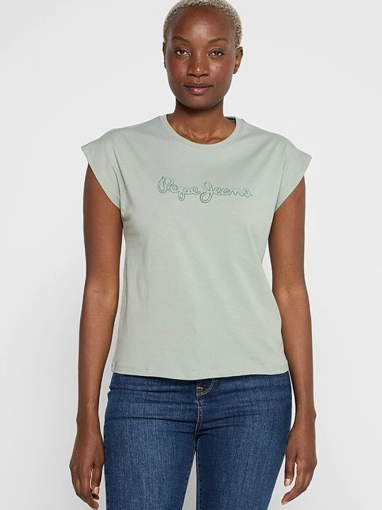 Zdjęcie produktu T-shirt z nadrukiem Pepe Jeans zielony